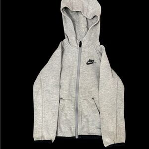 Nike Kids Full-Zip Gray Hoodie Sweatshirt | Size 4T Boy